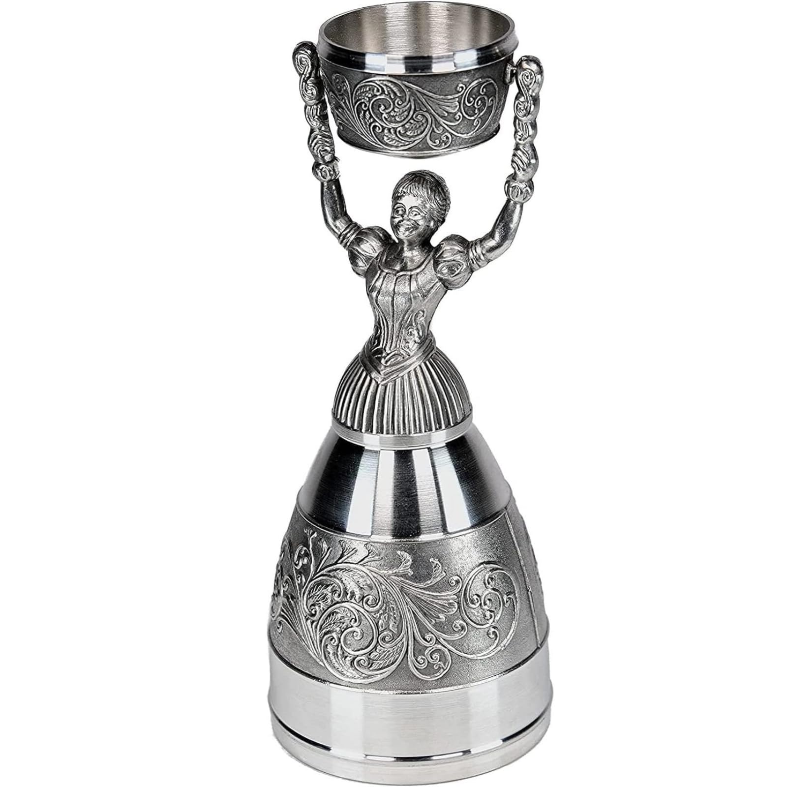Pinnacle Peak Trading Company German Pewter Nuernberg Bridal Wedding Cup Toasting Wine Glass