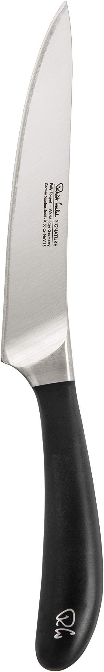 Robert Welch Signature Kitchen Knife 14cm - Multi Award Winning British Design - Crafted from The Finest German 1.4116 Stainless Steel - Suitable for Slicing Fruit and Vegetables.