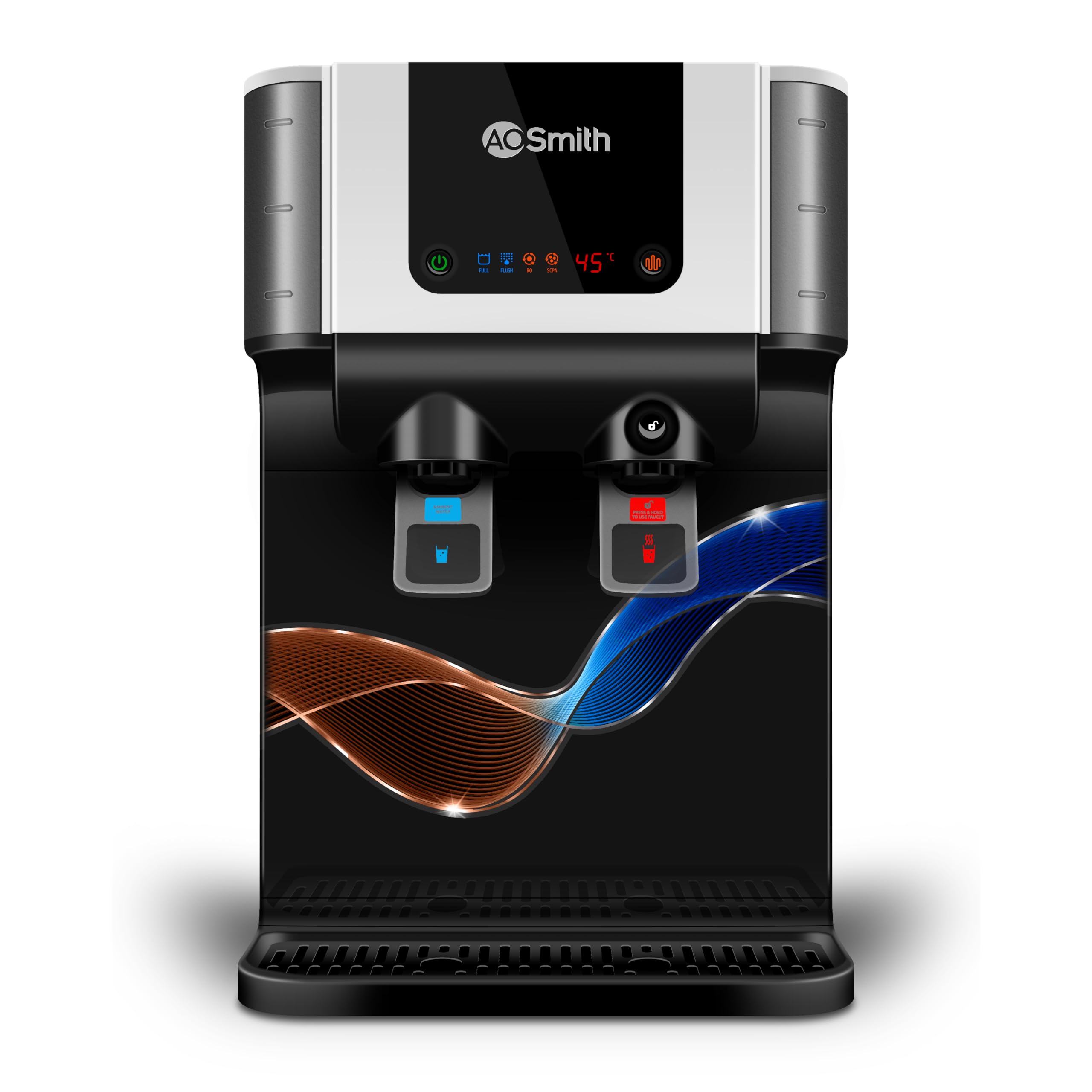 AO Smith Z9 Pro Instant Hot and Ambient Purifier RO+SCMT+Copper+Alkaline+Mintech| Hot Water in Stainless Steel Tank | Save upto 55% Water | 10L Storage | 8-Stage Purification | Water Purifier for Home