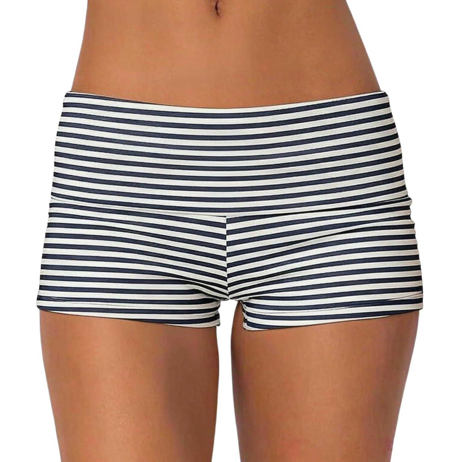Women Fold Over Mini Shorts Y2K Lounge Pajama Bottoms Low Rise Booty Shorts