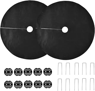 2-piece Set 47.2in Ground Bird Food Collection Mat for Under Bird Feeder