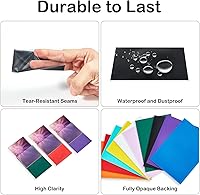 Vista 5 de 1000 fundas para tarjetas Magic The Gathering, FOTEEMO Yugi-oh, fundas para tarjetas pequeñas japonesas, fundas protectoras de tarjetas que protegen