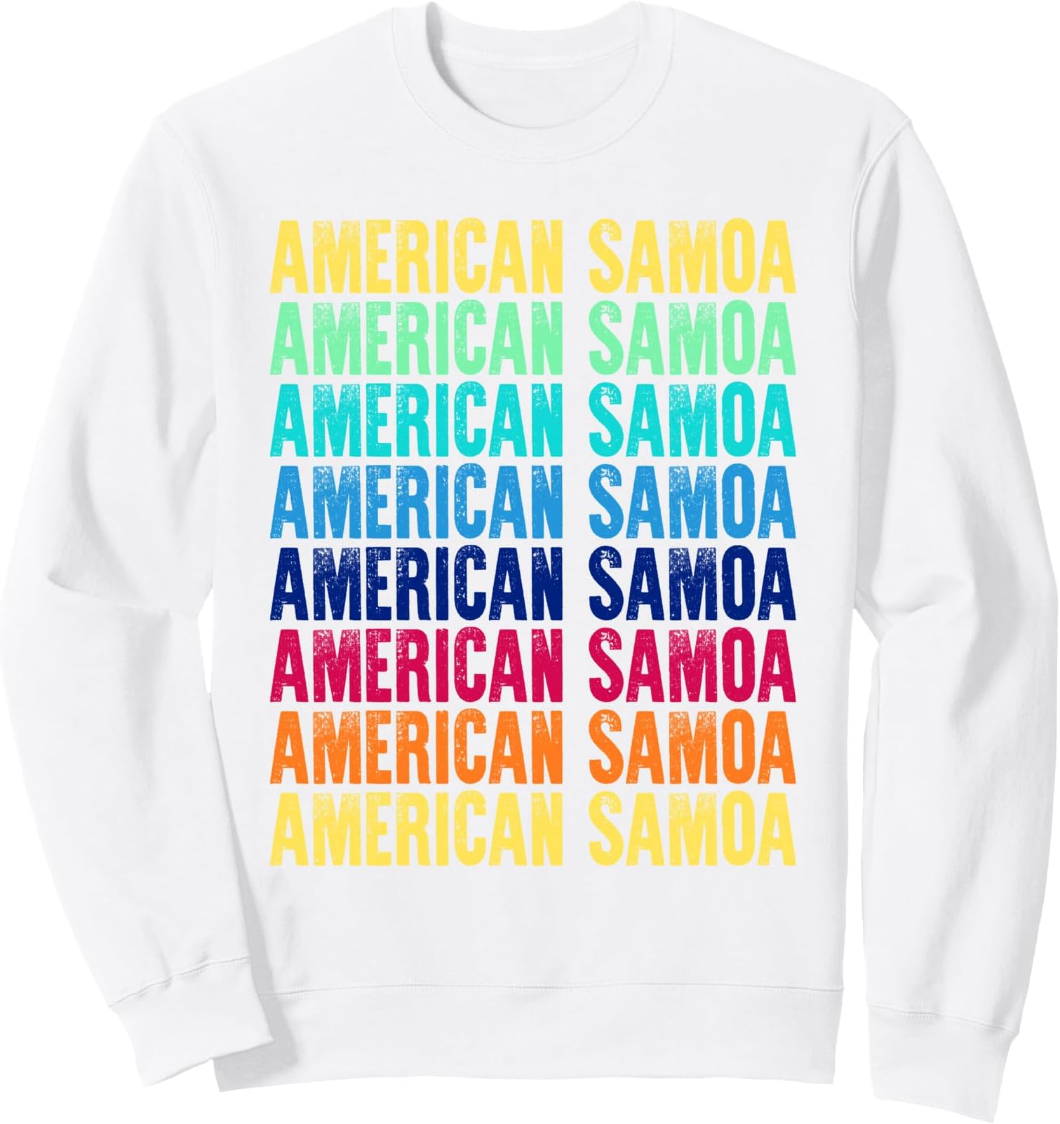 American Samoa Colorful Sweatshirt