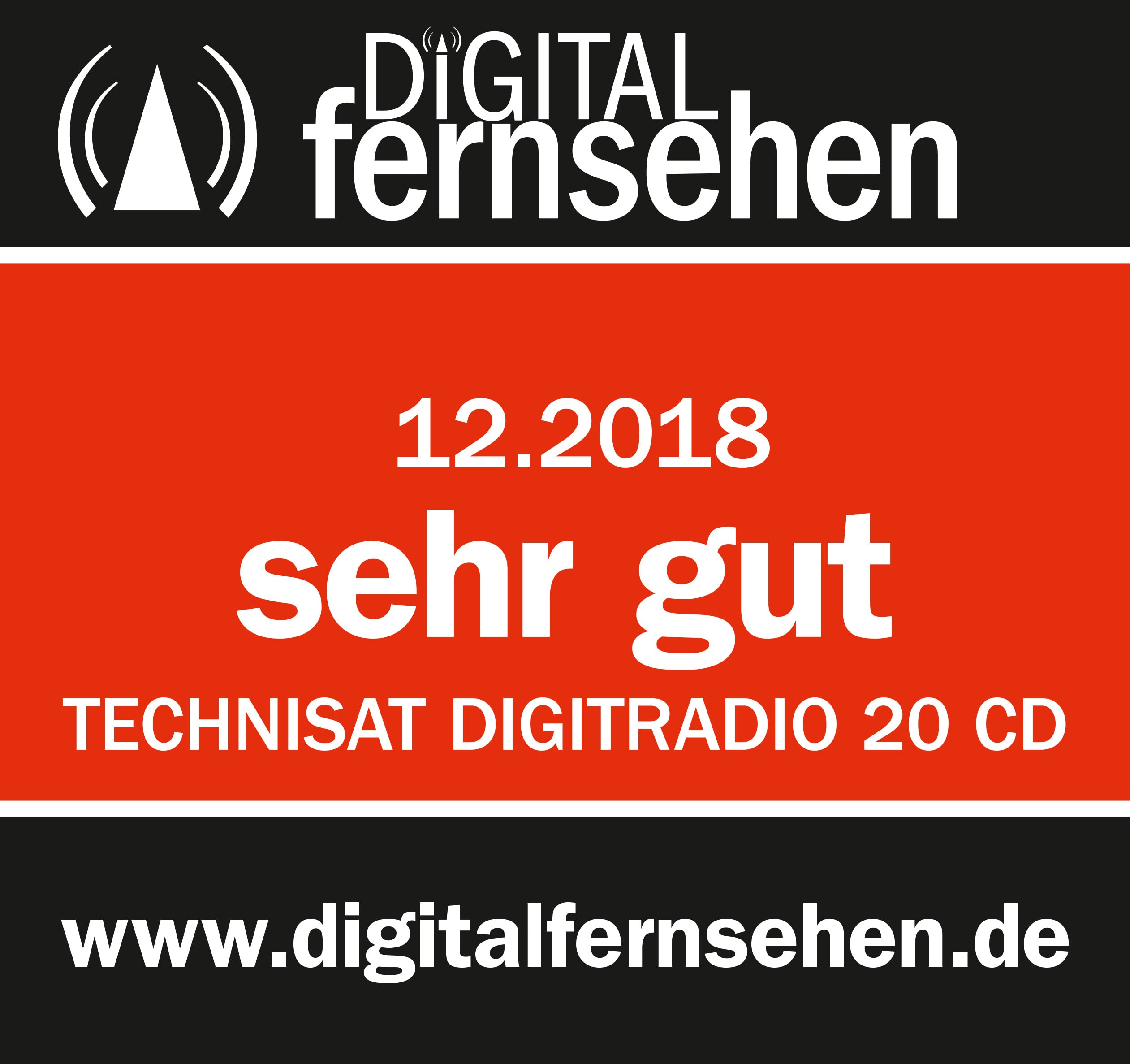 TechniSat Digitradio 20 CD – nowoczesne i kompaktowe radio do kuchni i łazienki DAB+ (radio podszafkowe FM z odtwarzaczem CD i zegarem)