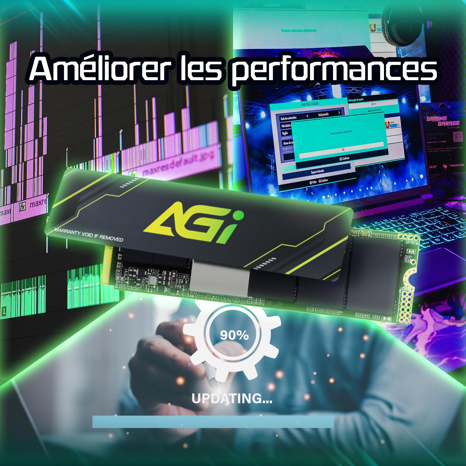 Amazon.com: AGI 2TB AI298 Internal SSD, PCIe NVMe M.2 Gen3x4 Cache