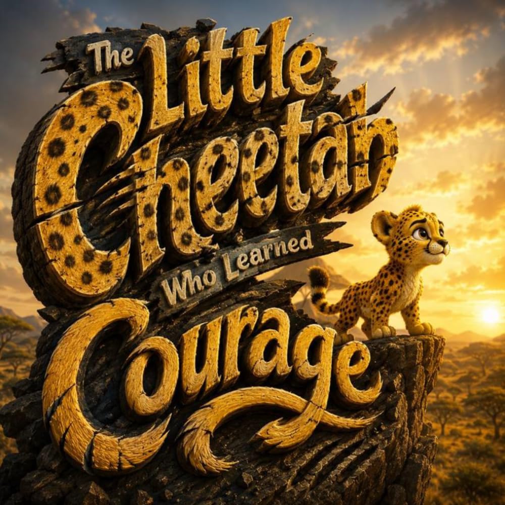 The Little Cheetah Who Learned Courage: A Heartwarming Story About Courage, Confidence, and Trying New Things (Big Lessons for Little Animals)