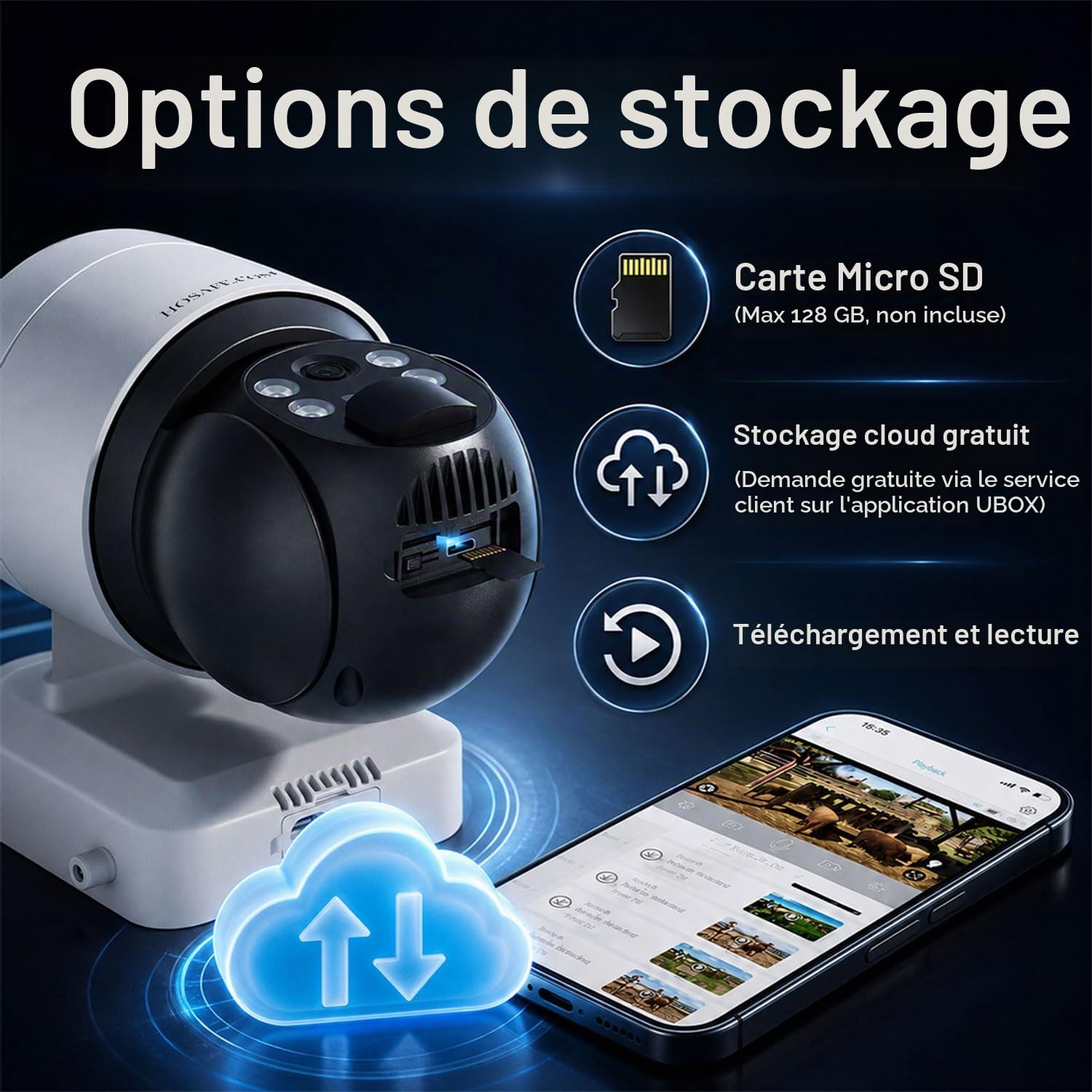 4G LTE Caméra Surveillance Extérieur Solaire Sans Fil, 2K HD 4G Batterie Camera Avec Carte Sim, Caméra de Surveillance Sans WiFi, Vision Nocturne, Détection de Mouvement, Conversation Bidirectionnelle
