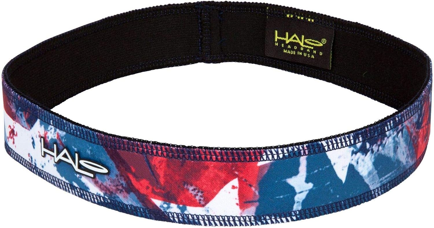 Halo Headband Sweatband Slim, 1" Pullover Hairband, Holds Hair in Place and Channels Sweat From Your Face