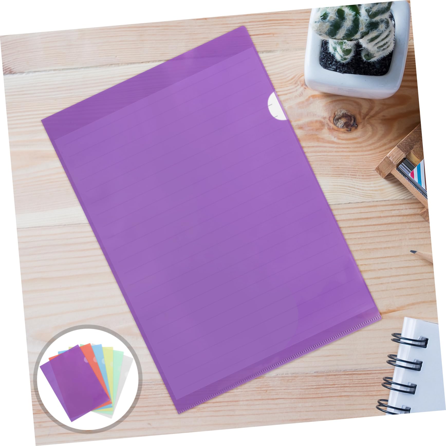 TEHAUX 36stücke Teilige Klarsichthüllen Plastikordner Din Transparente Dokumentenmappen Kunststoffmappen für Organisation und Schutz
