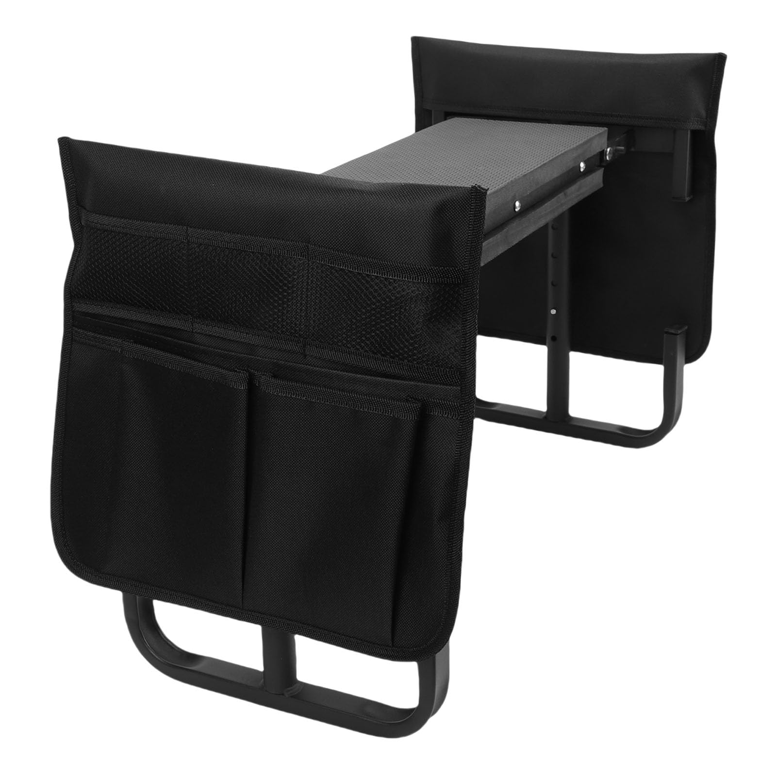 Rengue Rodilla y Asiento de Jardín, Taburete Plegable para Asientos de Trabajo con 2 Bolsas de Herramientas, Soporta 400 Libras para Jardineros, Personas Mayores, Arrodillador y Asiento de Jardín