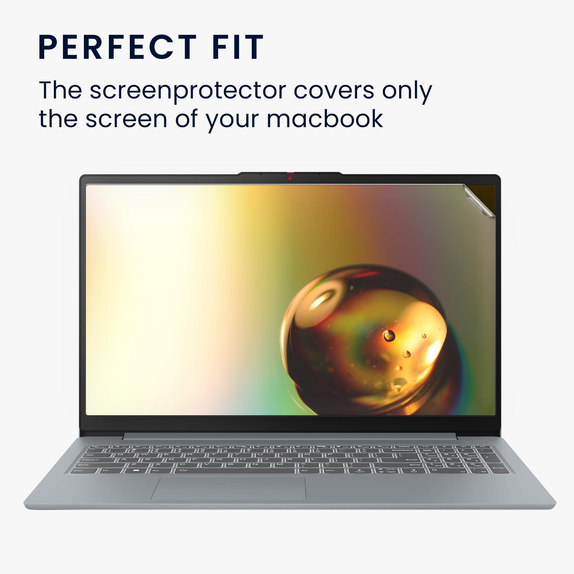 kwmobile Pellicola Protettiva per Display Compatibile con Lenovo IdeaPad Slim 3i 15.6" - Pellicola Screen Cover Opaca antiriflesso con Effetto Anti-Impronte