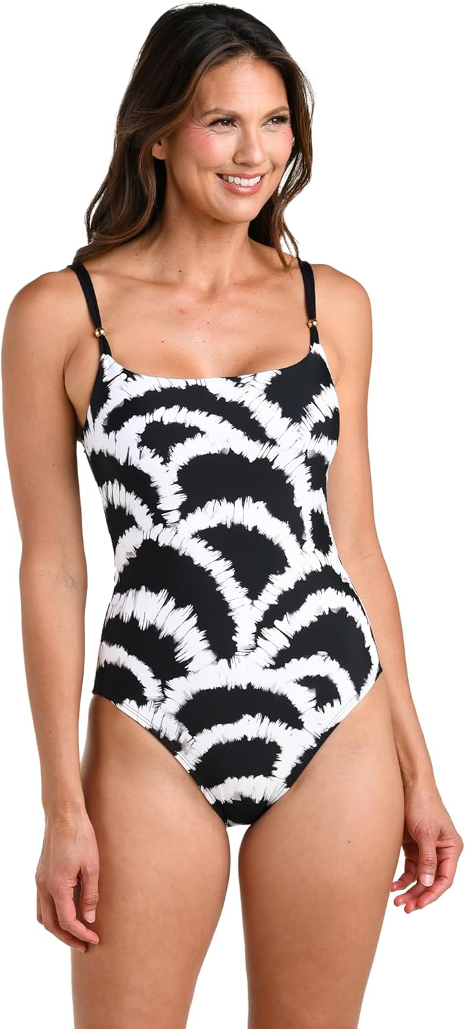 La Blanca Women's One Piece Swimsuit Lingerie Tummy Control Bathing Suit