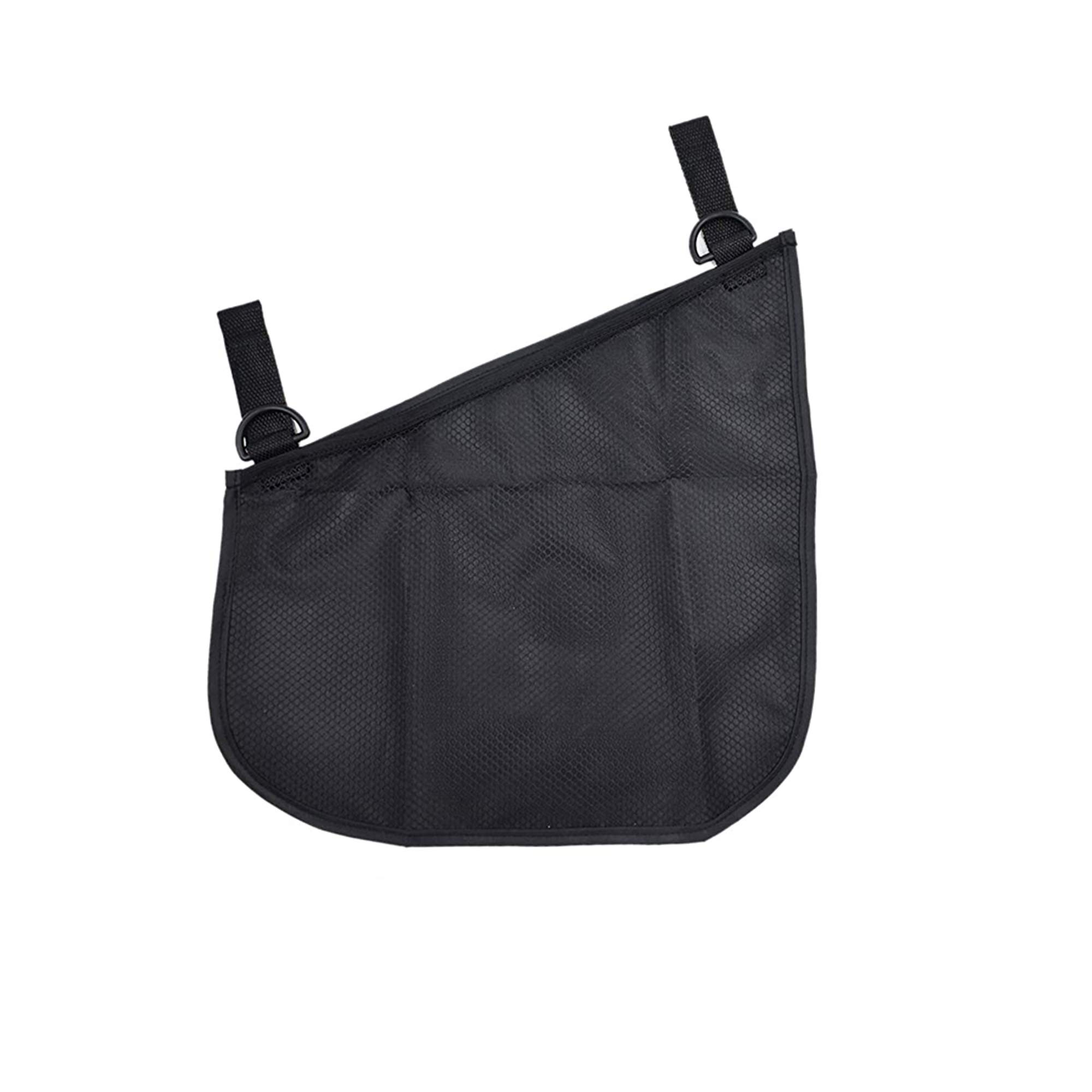 AlovexiongPortable Side Sling Stroller Cargo Net,Non-Slip and Adjustable Straps Storage Mesh Bag,Food Storage,Friut Storage Bag for Baby Stroller Cargo Mesh Bag Storage