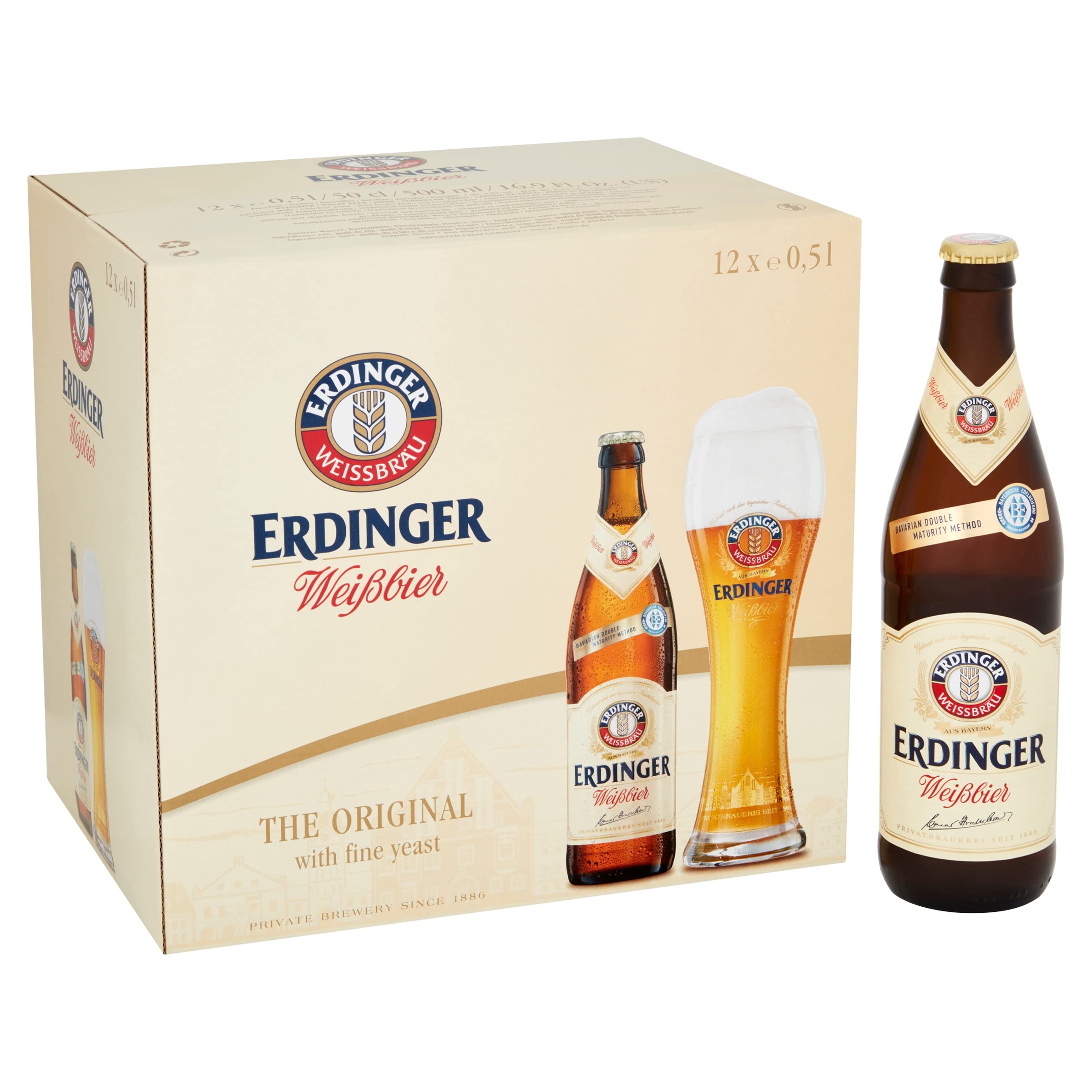 Cerveza Erdinger Trigo 12x0,5l