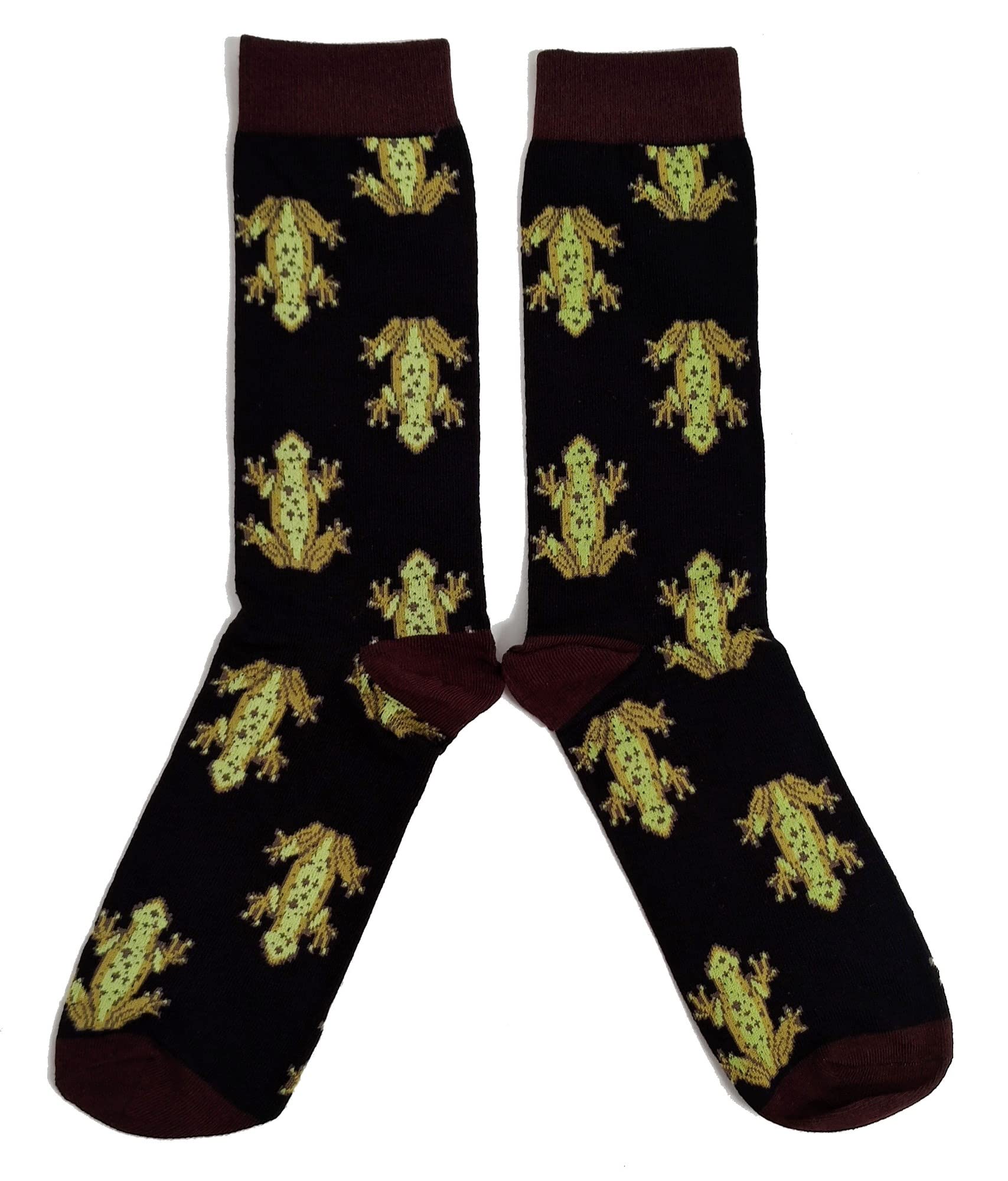 Sock Shack Men's Black Army Of Frogs Knot Of Toads Socks 6-10 Uk / 39-44 Eur / 7-11 Us