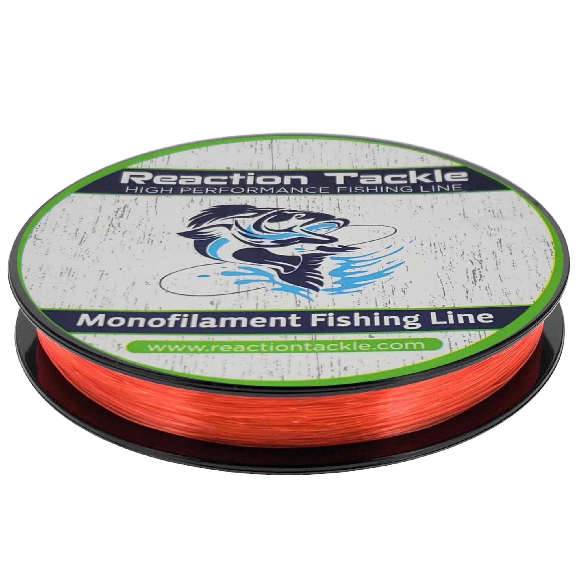 Reaction TackleMonofilament Fishing Line- Strong and Abrasion-Resistant Nylon Mono Fishing Line, Smooth and Long Casting - Low Memory- Freshwater and Saltwater Fishing Monofilament Line