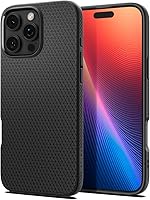 Vista 27 de Spigen Liquid Air - Funda diseñada para iPhone 13 Mini (2021), color negro mate