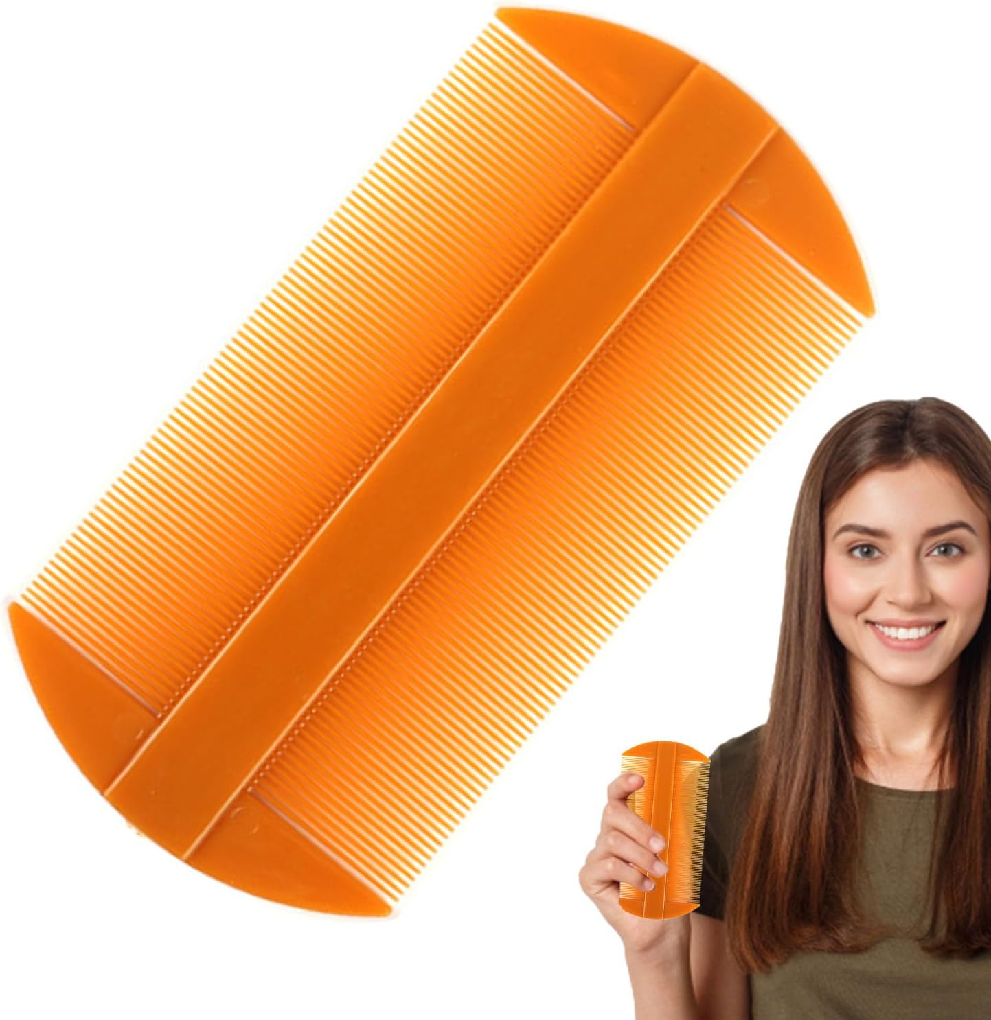 Hair Comb, Fine Tooth Hair Combs, Flea Combs, Double Sided Hair Comb