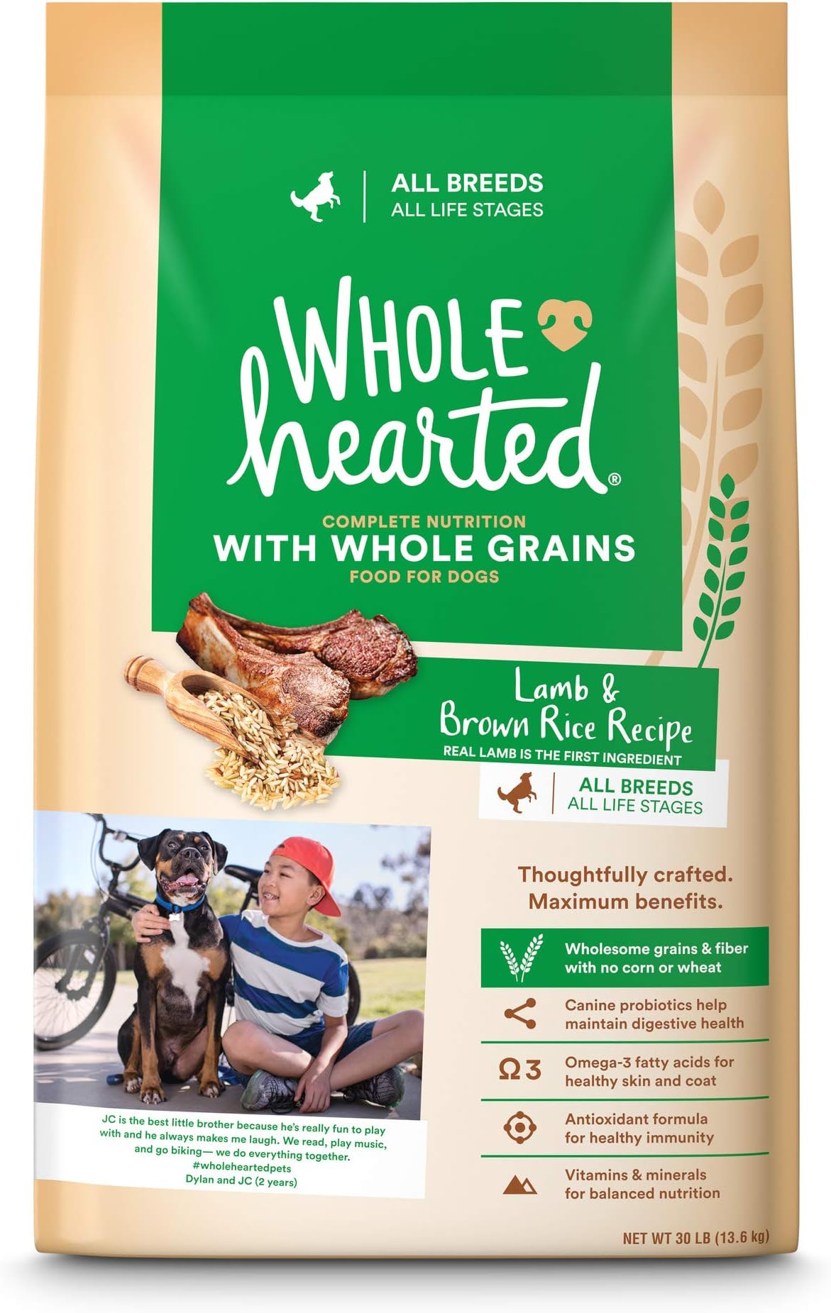 Wholehearted dog food lamb Clearance