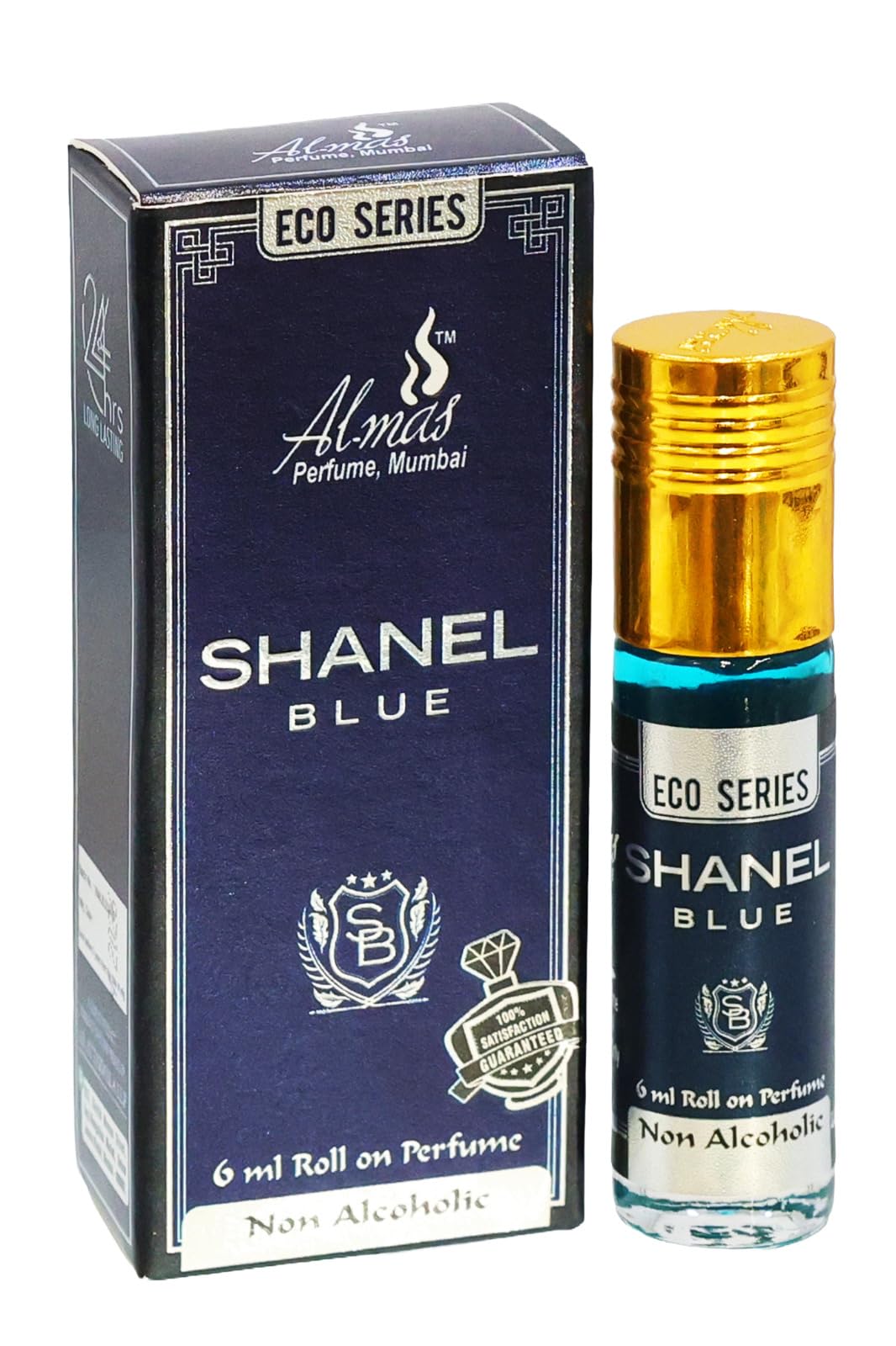 Generic Almas Shanel Blue Attar Roll On Perfume 6ml - Image 1