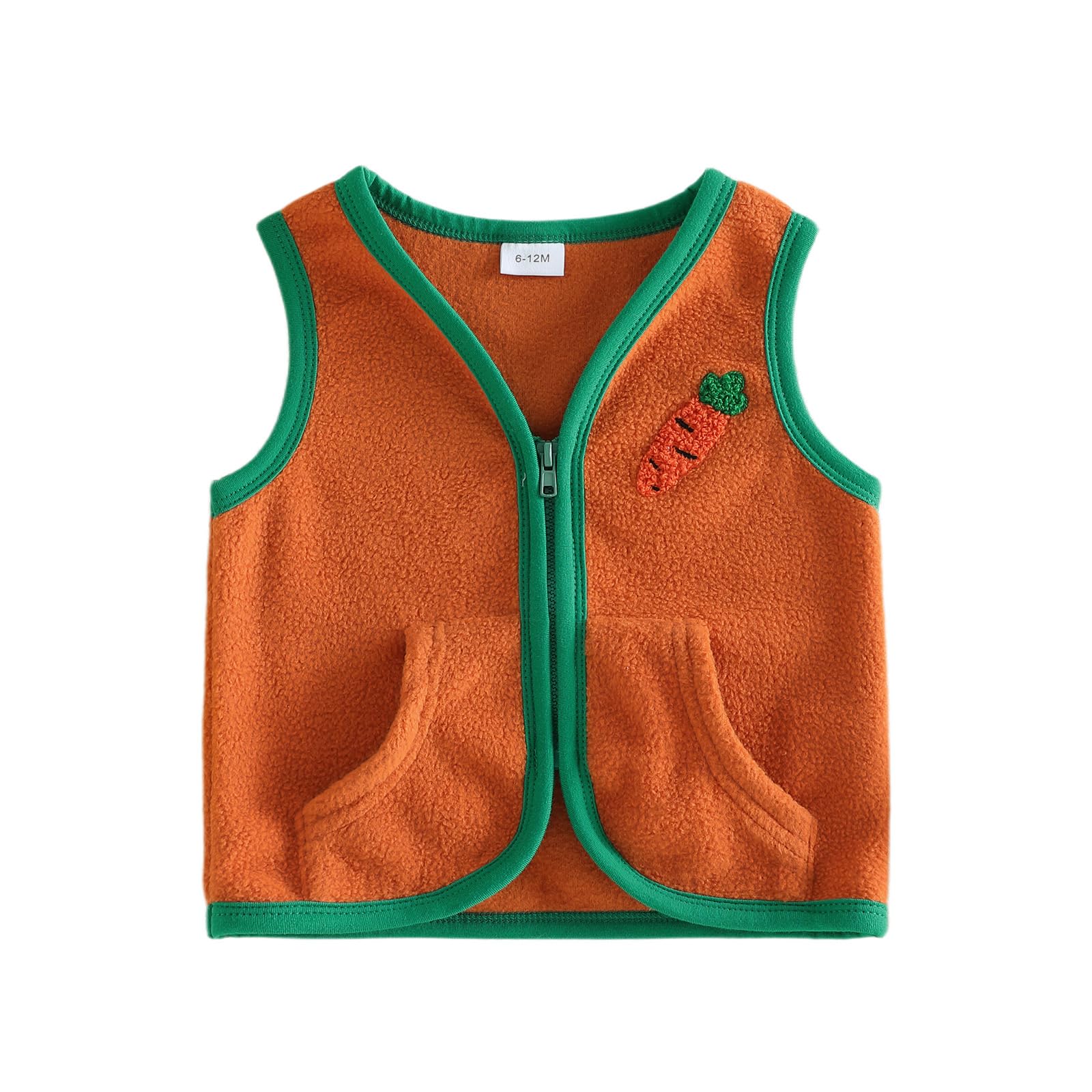 Toddler Baby Girl Boys Sleeveless Fleece Plush Vest Sherpa Waistcoat