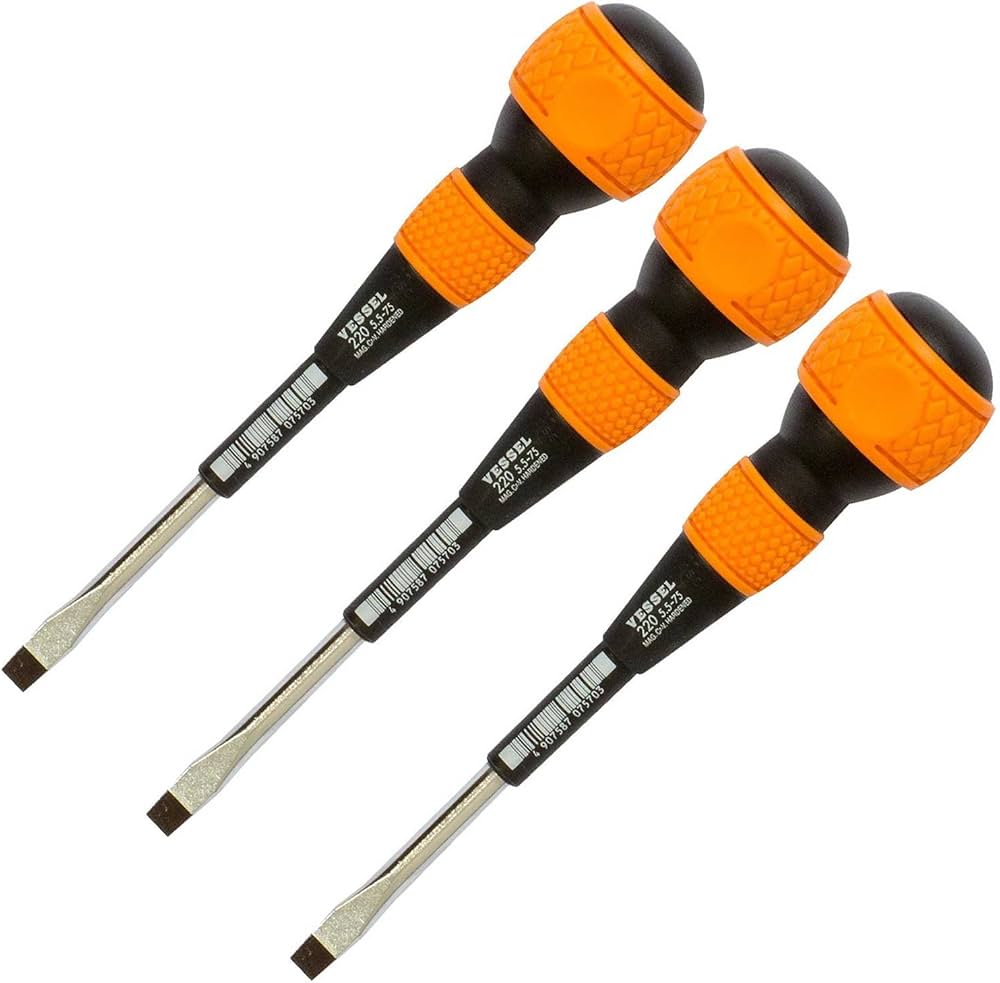 Amazon | ベッセル(VESSEL) ボールグリップドライバー No.220 マイナス