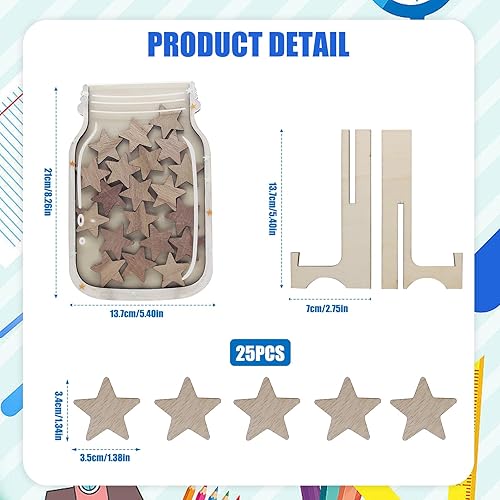 Miniatura 2 de Tarro de recompensa personalizado para el aula, sistema de recompensa de estrellas, tarro de incentivo para clase, tarro de recompensa para