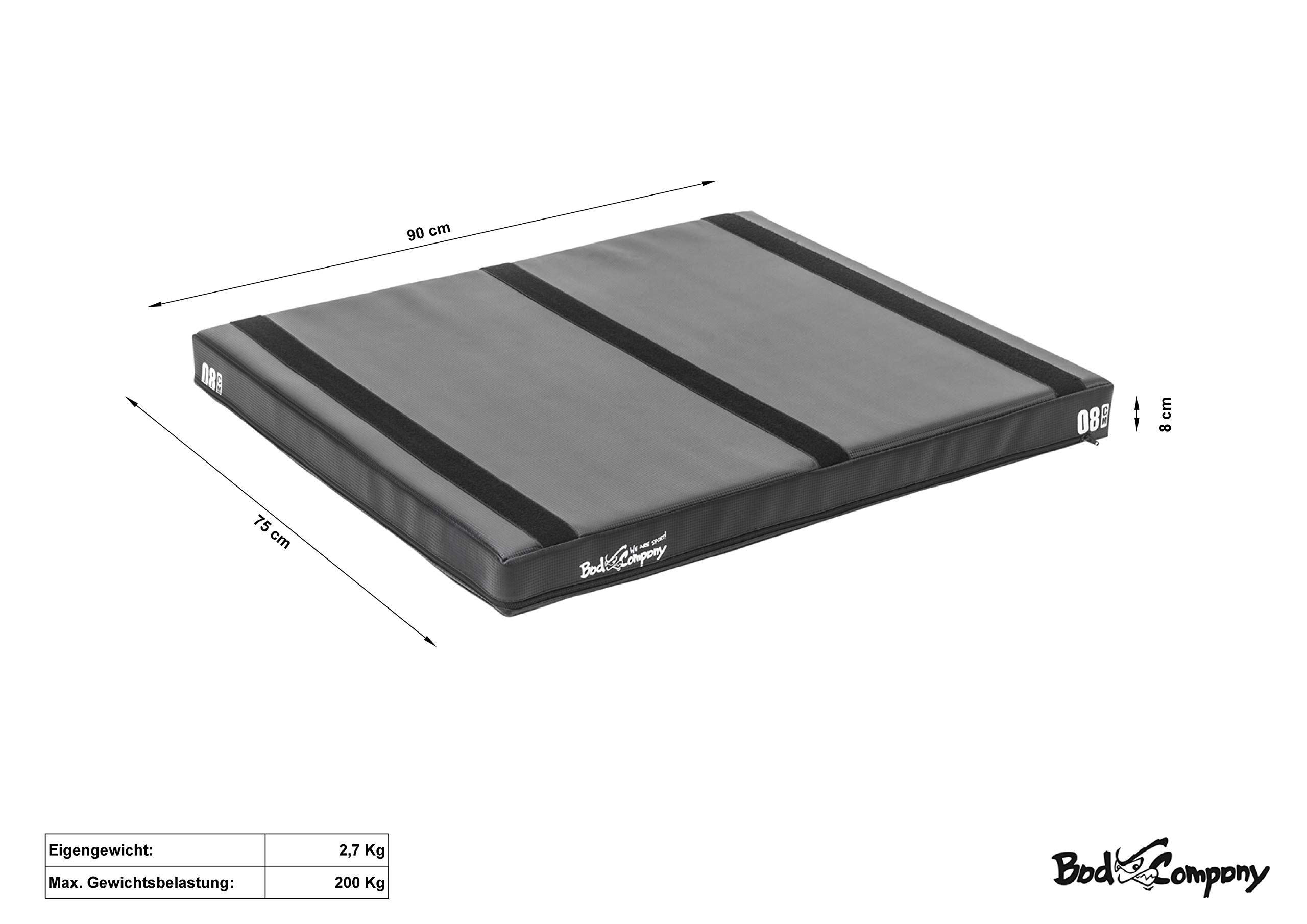 Bad Company Sprungkasten-Set I Soft Plyo-Box mit hartem Schaumkern im 5-teiligen Set mit Reißverschlüssen und Einer max. Sprungkraft von 158cm