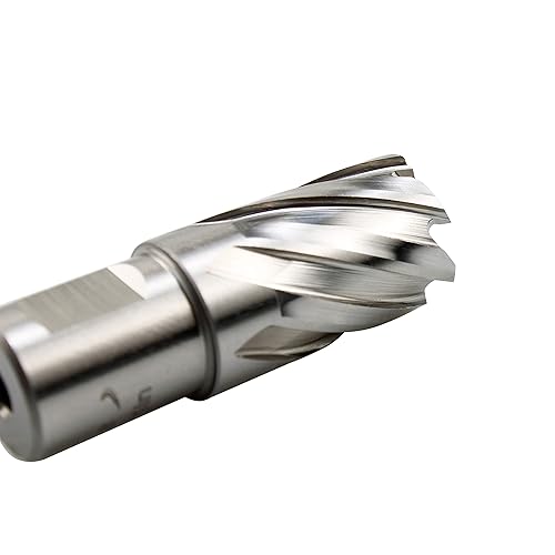 Miniatura 7 de HFS (R) Cortador anular con pasador piloto de acero de alta velocidad para prensa de taladro magnético 34 pulgadas de diámetro x 1 pulgada de