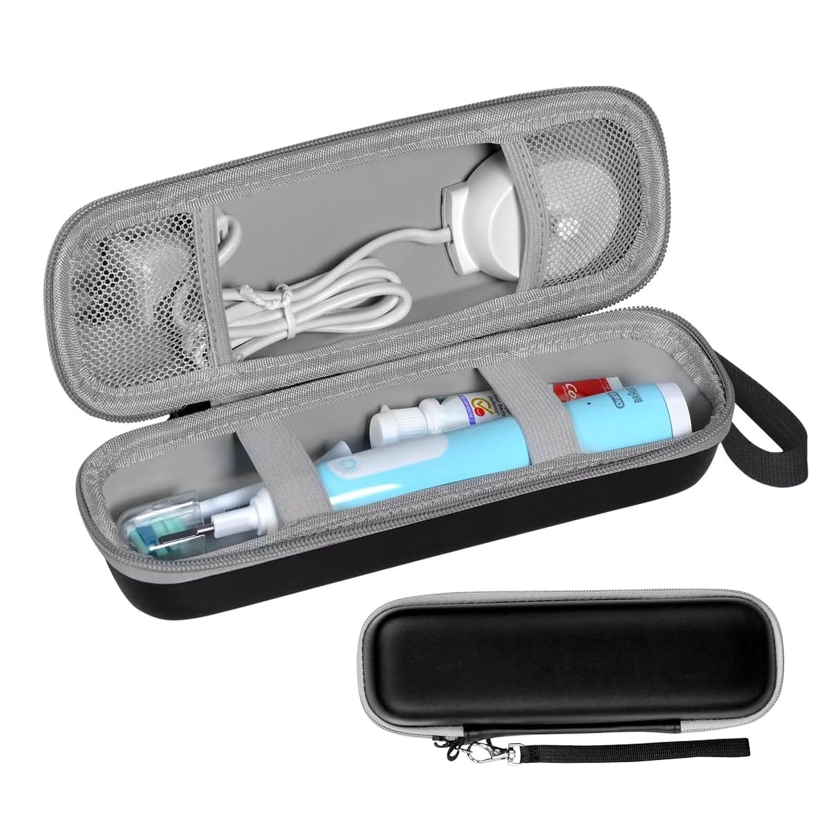 HANNEA® Hard Travel Case for Oral B/Oral-B Pro 1000 1500 5000 7000 7500 6000 9600/ Phlips Sonicare 4100 5100 1100 6100 5300 Electric Toothbrush, Portable EVA Protective Storage Bag, Black (Case Only) (B0D7CR2BRQ) Amazon Price History, Amazon Price Tracker