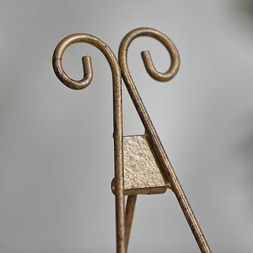 Miniatura 2 de Soporte de placa para exhibición, 10 pulgadas, grande, marco de metal para imagen, bandeja decorativa, libro, caballete de fotos