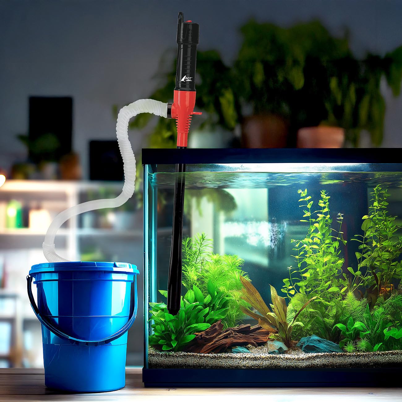 AGT Pumpen: 4er-Set Flüssigkeitspumpe mit Batterie, für Diesel/Wasser/Öl, 8l/Min. (Wasserpumpe-Kraftstoffpumpen, Elektrische Wasserpumpe, Zubehör)