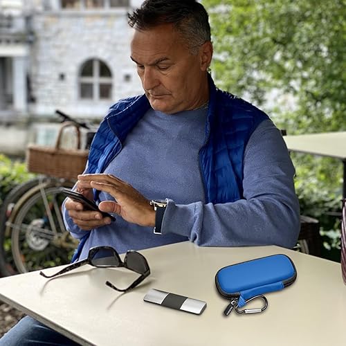 Miniatura 49 de Funda para monitor cardíaco compatible con AliveCor Kardia Mobile ECG/para KardiaMobile 6L para dispositivos Apple y Android, solo funda (blanco)