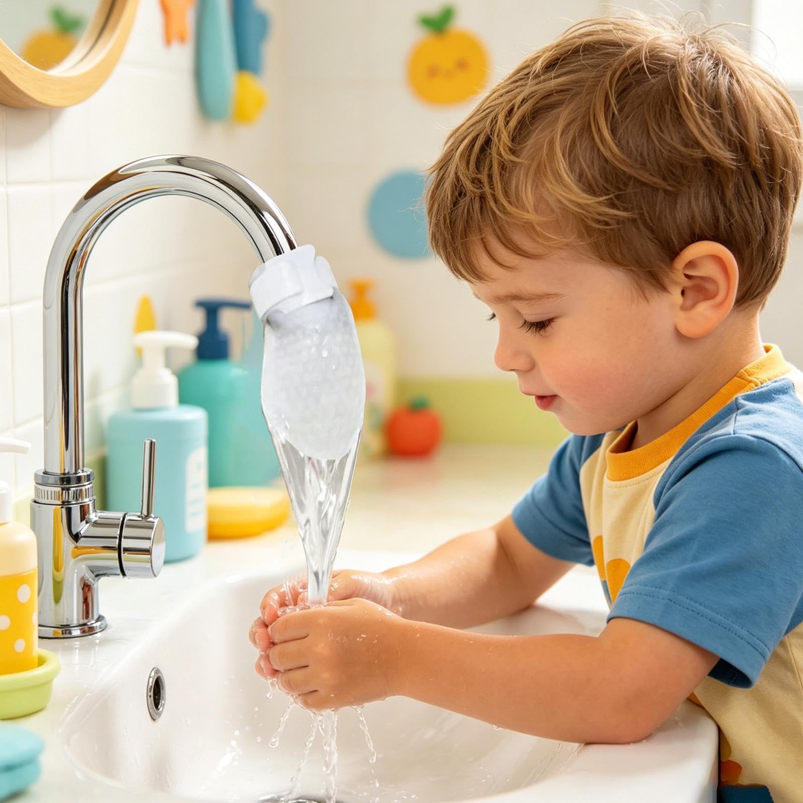 Confezione da 20 sacchetti universali per filtro dell'acqua del rubinetto, a prova di schizzi, ricambio per cucina, bagno, camper e lavanderia, efficace filtro per sedimenti per rubinetti domestici e