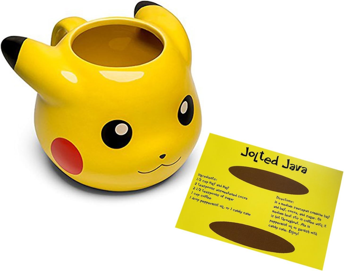 Cute Pokemon Molded Yellow Pikachu Coffee Mug -14 oz