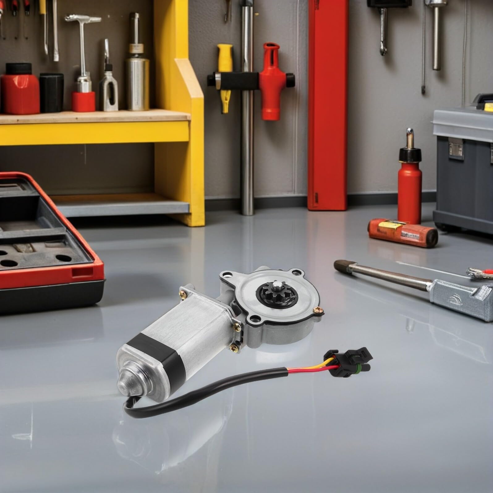 Motor de Paso para Escalón de Autocaravana Silencioso Motor Eléctrico de Rendimiento Diseño para Autocaravanas Campers y Remolques Fácil Instalación y Funcionamiento