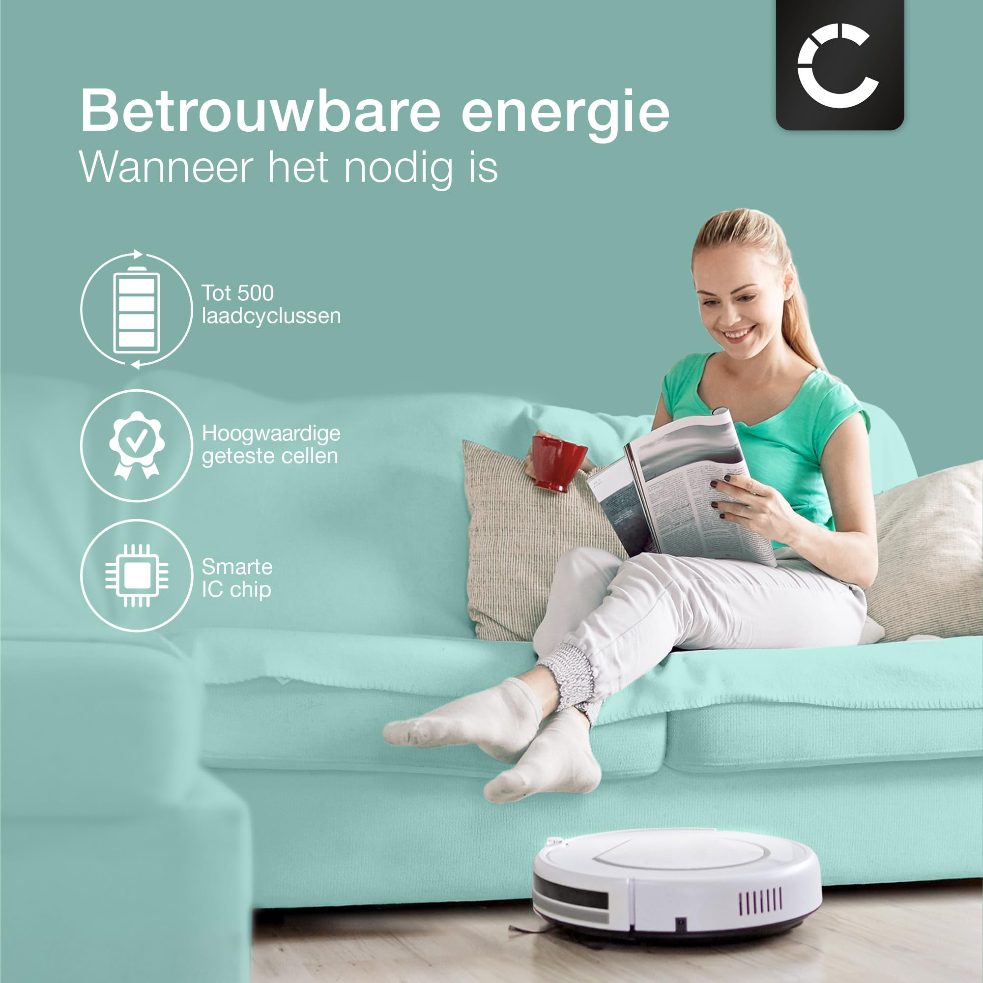 CELLONIC, Bateria do odkurzacza kompatybilna z Electrolux Ergorapido Plus, 140127175473 (18 V, 2500 mAh)