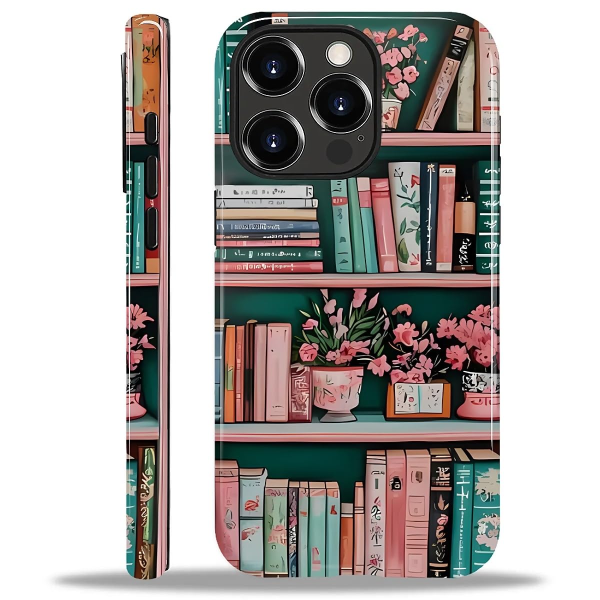 Compatible with iPhone 13 Pro Max Case - Dual-Layer Protection, Hard Shell with Silicone Interior,Slim Scratch Resistant Shockproof for Woman Men -