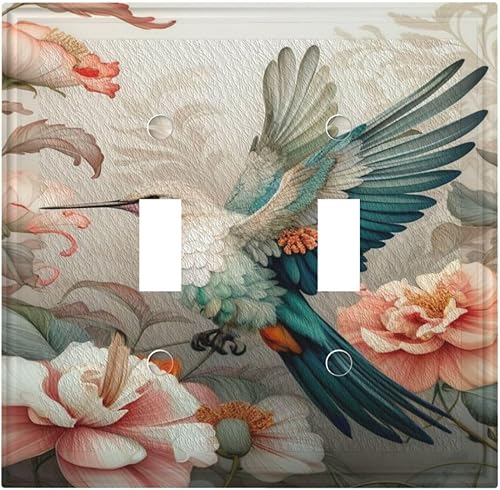 Vista 175 de Decorativo Arte Interruptor de Luz Cubiertas de Pintura al óleo Estilo Flores Placa de Pared de Interruptor de Interruptor Decorativo Placa