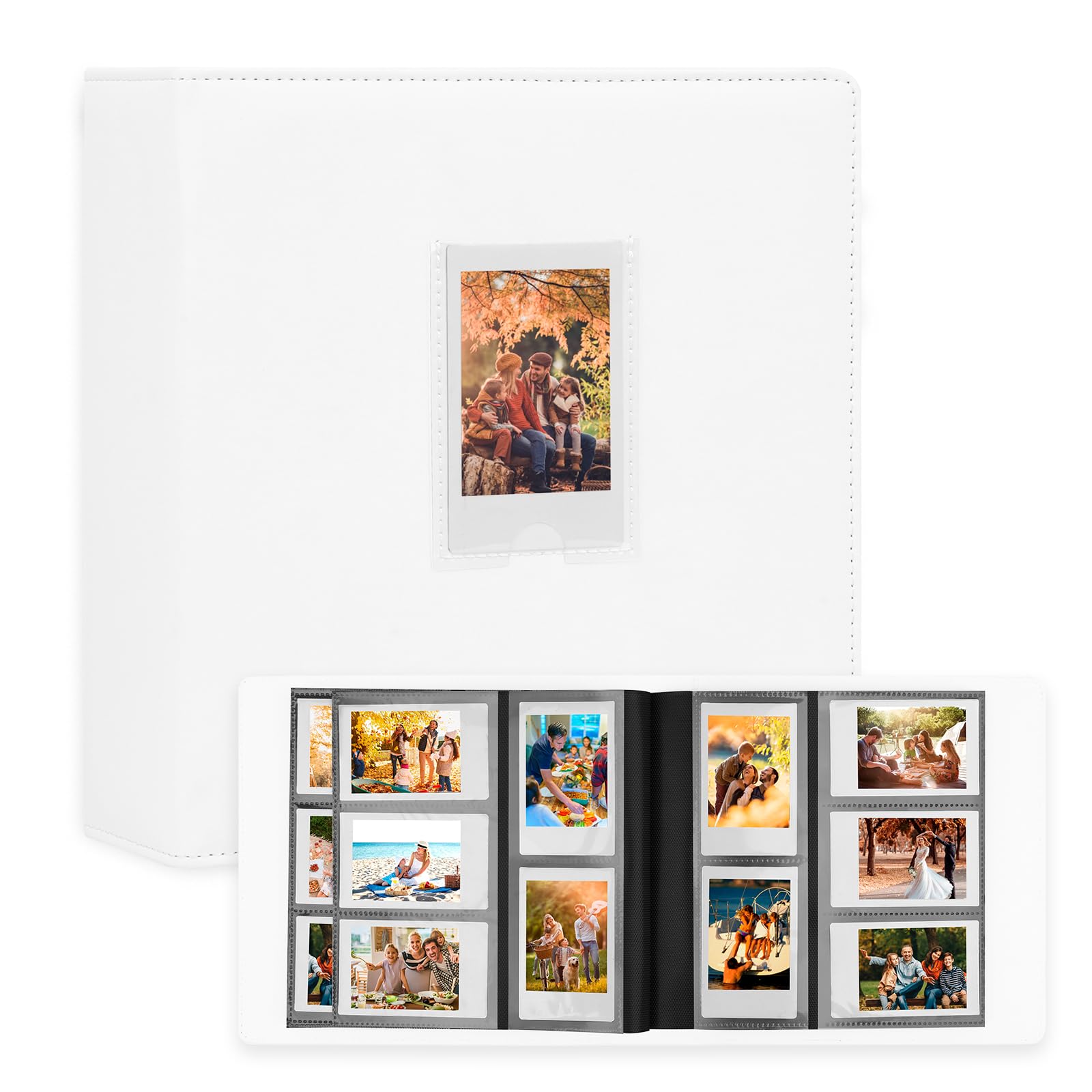 Album Photo 84 Poches Pour Instax Mini - Compatible Fujifilm Instax Mini, Polaroid Snap, Format 3x3