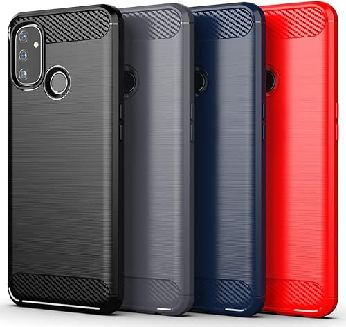 Miniatura 6 de Osophter Para Oneplus Nord N100 Caso Absorción de Golpes Flexible TPU Caucho Protector Teléfono Celular Cubierta para Oneplus Nord N100 (negro)