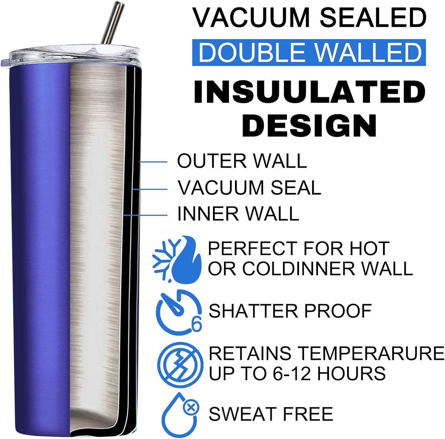 Personalized Tumblers with Name Birth Flower Custom Insulated Tumbler Cup Engraved Customized Birthday Christmas Bridesmaid Gifts for Women Stainless Steel 20 Oz - Image 5