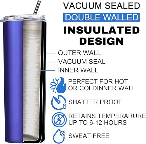 Miniatura 5 de Vasos personalizados con nombre, flor de nacimiento, vaso con aislamiento personalizado, grabado personalizado, cumpleaños, Navidad, dama de honor,