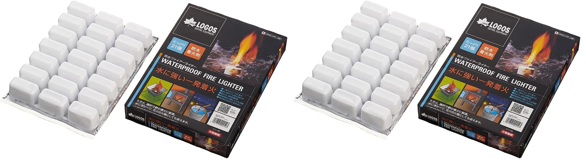 ロゴス logos ファイアーライター 着火剤 アウトドア BBQ 計12箱 Amazon.co.jp: ロゴス(LOGOS) 着火剤 防水ファイヤーライター 83010000