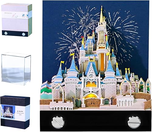 Miniatura 94 de RSLIPIN 3D Memo Pad Time Piece Calendar 2026,3D Calendar Memo Pad DIY Notes Notepad Paper Craft Art Romantic Tree House,2026 3D Desk Calendar With