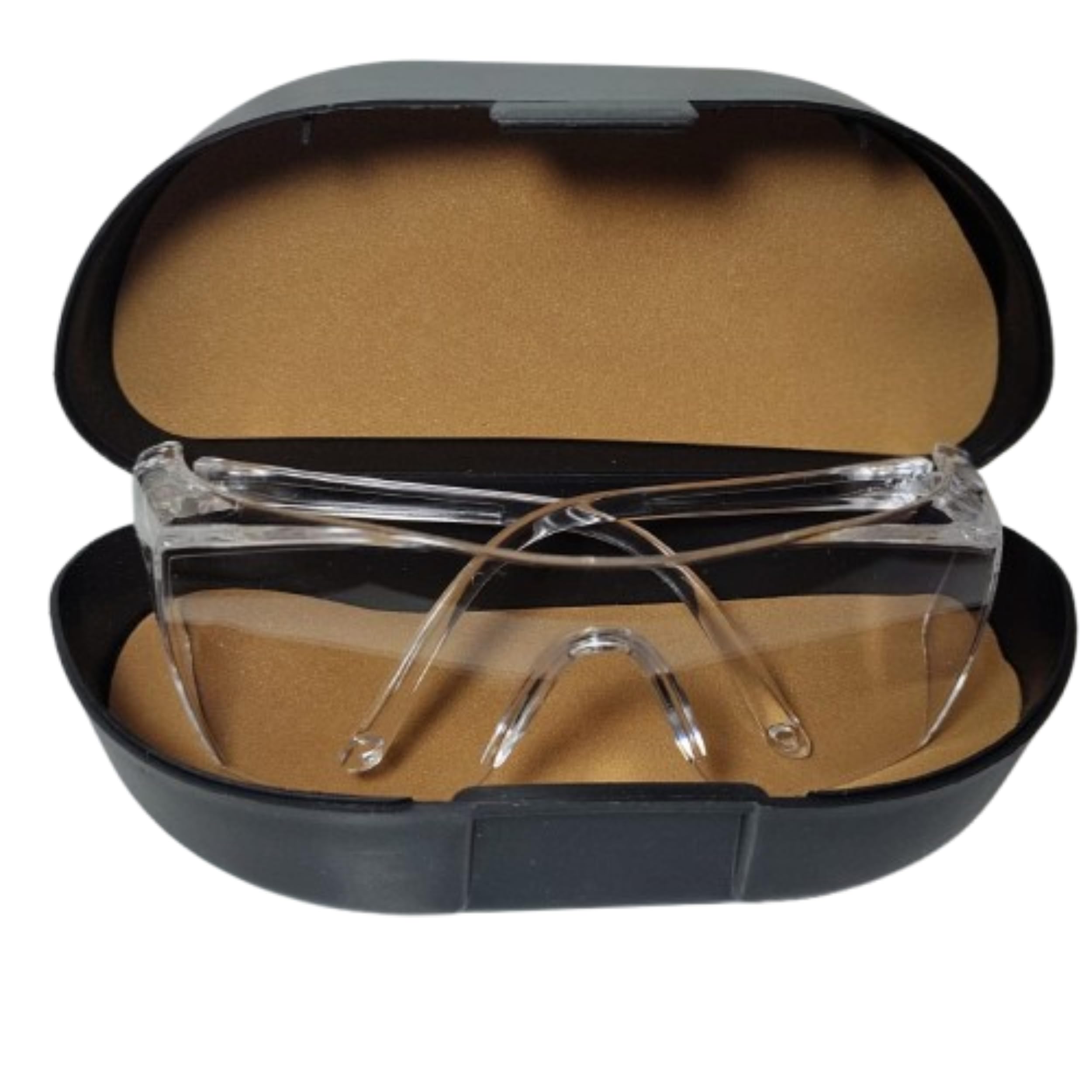 ISHICO Safety Goggles Anti-Fog Protective Adjustable Goggles Over Glasses Splash Eye Protection Adjustable For Lab Construction Worker Onion Cutting Clear Lens Eyewear White