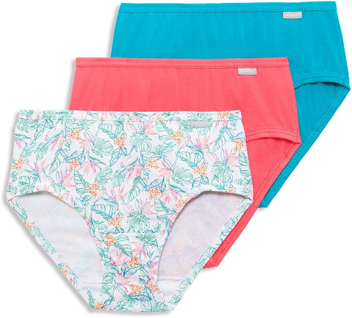 Jockey Women's Underwear Elance Hipster - 3 Pack at  Women’s Clothing store: Hipster Panties
