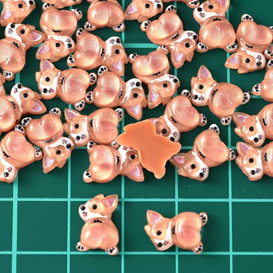 3dネイルパーツ アニマル どうぶつ デコパーツ Amazon.co.jp: ファイニエ デコパーツ 動物 犬 ブラウン 11mm 250個 3D
