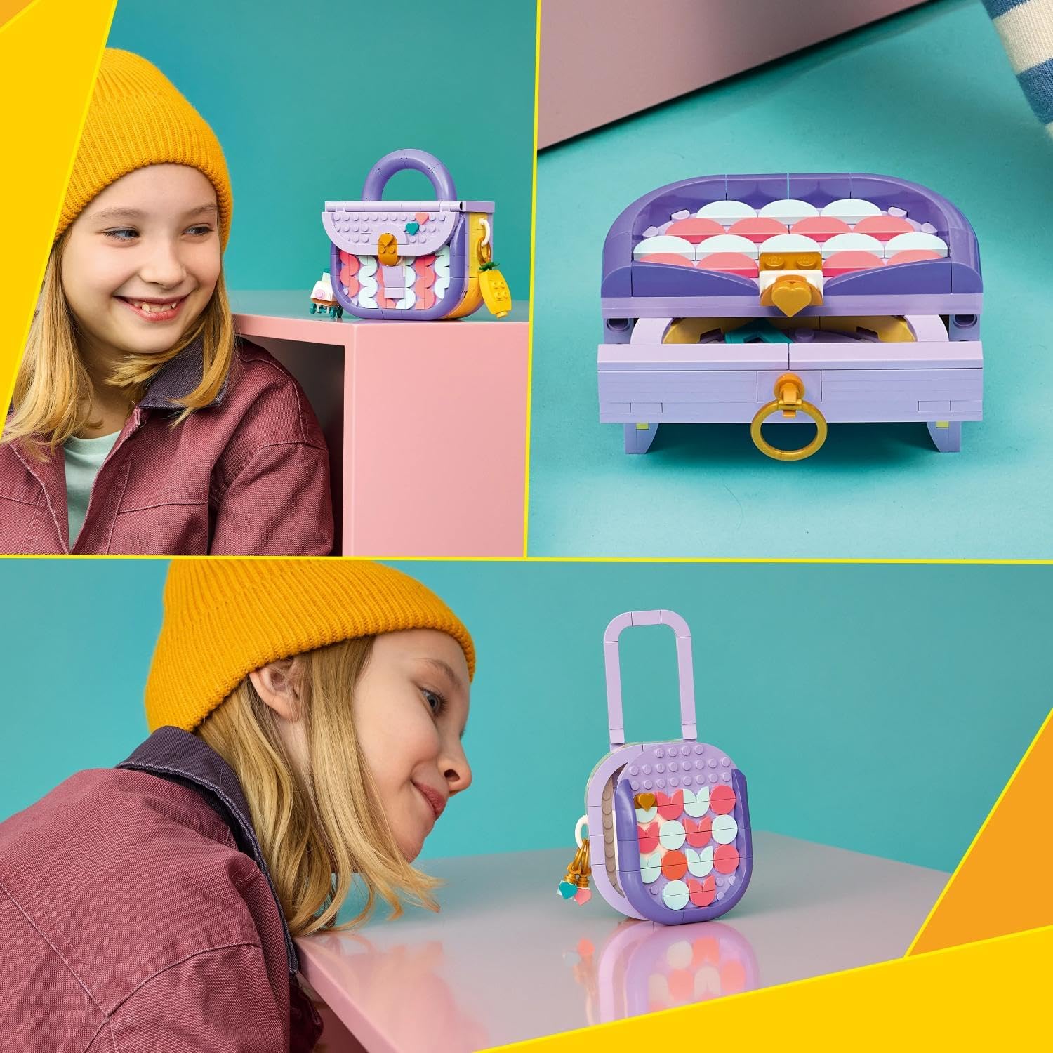 Lego Creator 31391 Hidden Retro Modern Bag Toy Birthday Present Blocks Girls Boys Children 8 9 10 Years Old Elementary School Painting Art Interior Stylish image 4