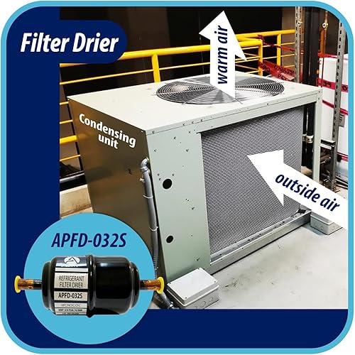 Miniatura 7 de Appli Parts - Secador de filtro de aire acondicionado refrigerante de línea líquida 032S 14 pulgadas ODF soldadura de sudor conexión universal